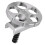 Abrazadera en C de aluminio 60x54mm, plateada 40g 15