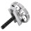 Abrazadera en C de aluminio 60x54mm, plateada 40g 16