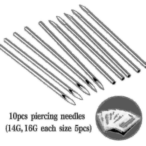 Piercing Kit Professional Body Piercing Kit Steel Piercing Needles Piercing - Wtake Tw 2