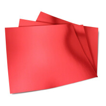 Metallic Foil Board Sheets 12 x 12 Inches Red 10 Pack for Crafting Scrapbooking and DIY Projects