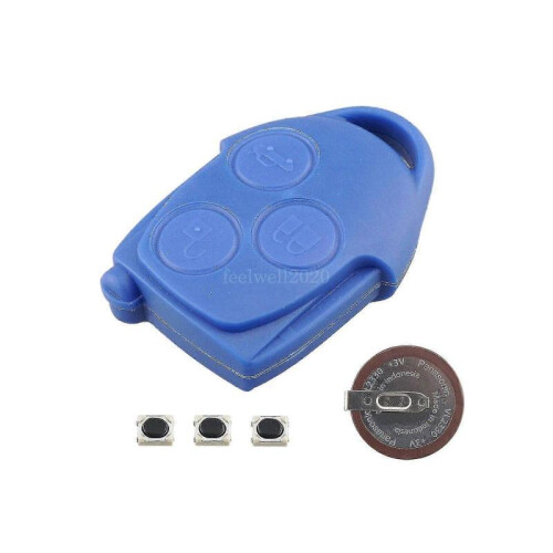 3 Button Remote Key Fob Shell Vl2330 Battery for Ford Transit Connect Vans Mk7 Tw