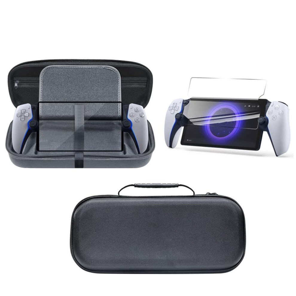 Carrying Case For Playstation 5 Portal Durable Travel Bag For Ps5 Portal, Fits Console And Accessories Black 6276012545509