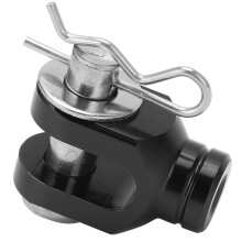 Motorrad Hinterradbremse Clevis CNC Aluminium Ersatzteil für YZ125 250 YZ250F YZ125X YZ450FX WR450F Schwarz