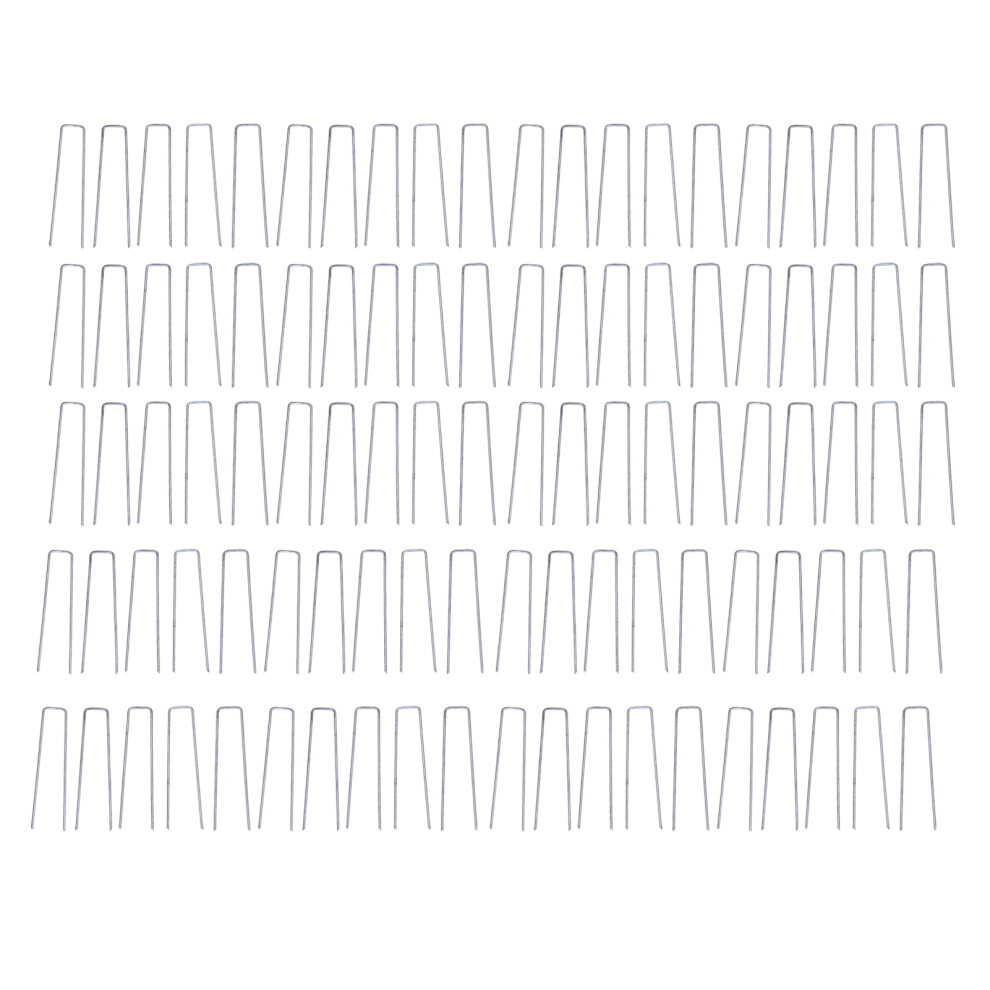 100Pcs Garden Landscape Staple Utype Turf Pin 9469363750044