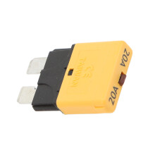 Giallo 5.2mm 20A fusibile a lama 28VDC, ATY-N