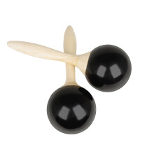 Sand Hammer Maracas 2 pezzi 24x9x9 cm Burlywood-Nero