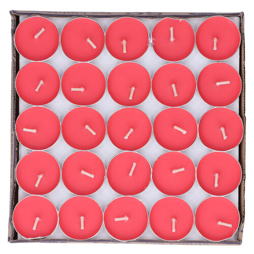 50Pcs Round Candles Smokeless Scented Candles