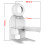 No-drill Router Wall Bracket for 2020 Mesh System - Sleek White Design 10