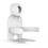 No-drill Router Wall Bracket for 2020 Mesh System - Sleek White Design 8