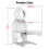 No-drill Router Wall Bracket for 2020 Mesh System - Sleek White Design 5