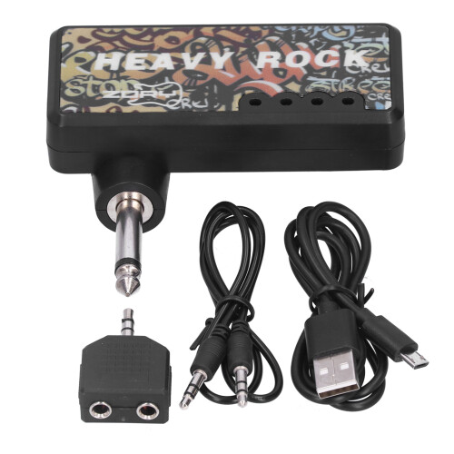Electric Guitar Bass Headphone Amplifier with 2