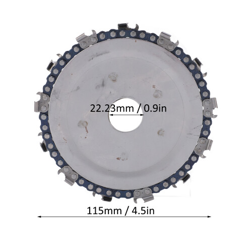 Impact Resistant 4.5in Chain Disc for Carving Pruning & Cutting Tasks| 2