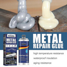 (50ml) Metal Casting Glue Welding Glue High Temperature Resistant Metal Casting Trachoma Porosity Crack Electric Welding Strong Glue Tw