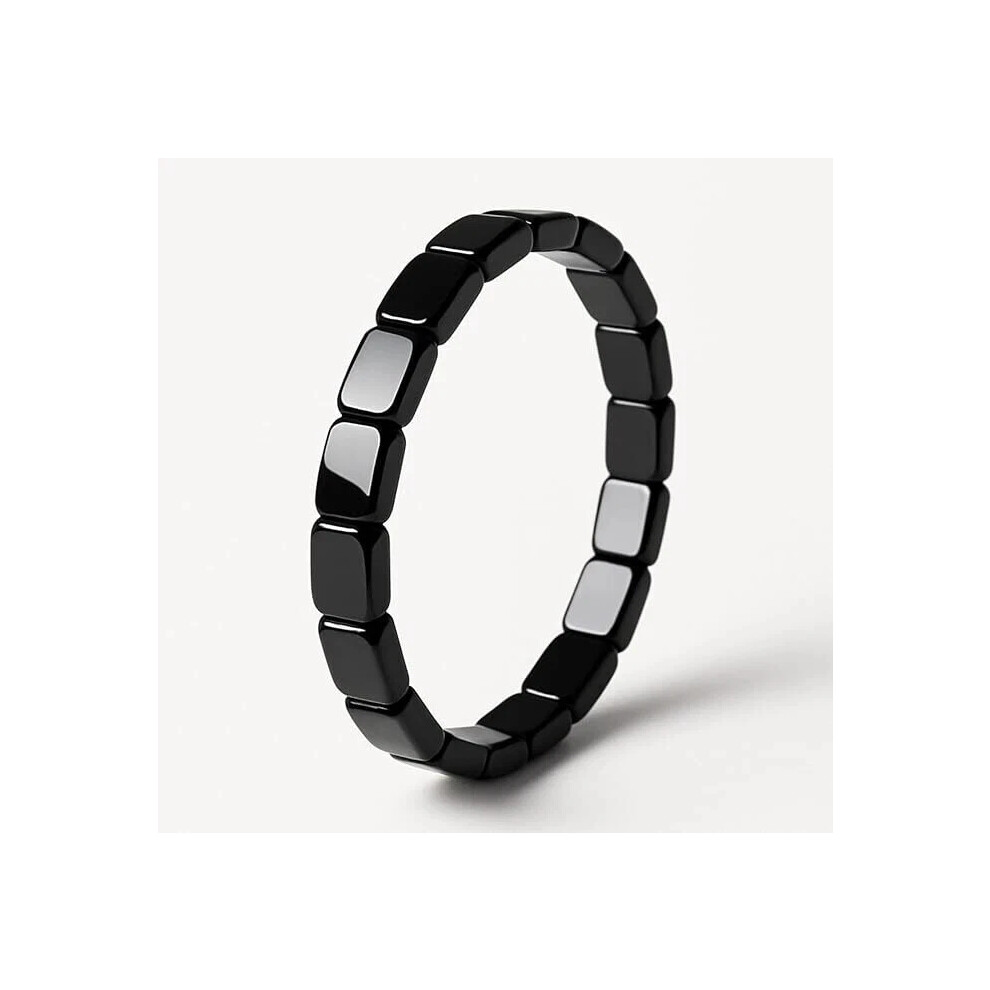 2pcs Hemys Hematite Bracelet Men,Hematite Bracelets For Men