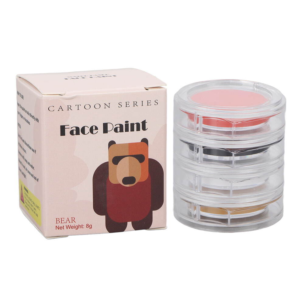 Face Body Paint 4 Colors Hypoallergenic Makeup