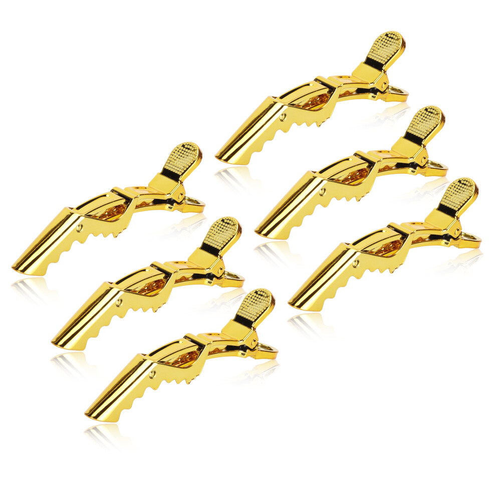 6pcs Electroplating Hair Clip Professional Home