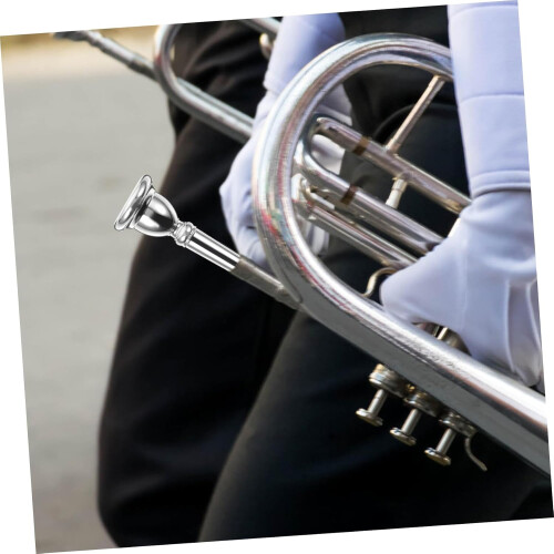 Euphonium Mouthpiece for Breath Control Replacement, Compatible with All Euphonium Models, Professional Grade for Beginners 1