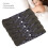 M05 5 pezzi dischetti riutilizzabili 18x25cm Carbone di bambù 12