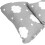 Protector de cuello para almohada Mariposa WhiteCloud 22x30cm 5