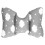 Protector de cuello para almohada Mariposa WhiteCloud 22x30cm 2
