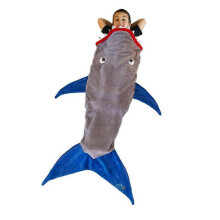 Shark sleeping bag, Sleeping Bag for Children Boys with Shark Teeth Tail, Warm Soft Fleece