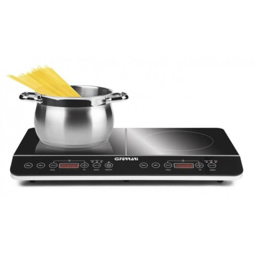 Ferrari Table de cuisson à induction G3 Ferrari G10047 - Noir - 2 brûleurs - 1500W/2000W 1