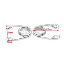 (Chrome B) Motorcycle Solo Seat Springs Mounting Saddle Seat Spring For Harley Sportster Softail Xl 883 1200 Dyna Fatboy Bobber Tw