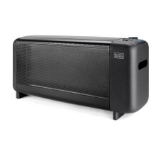 Zwarte elektrische radiatoren Black & Decker BXMRA1500E