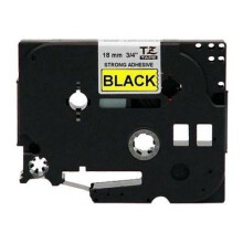 Cinta laminada - BROTHER - TZS641 - negro sobre amarillo - 1.8 cm x 8 m - para P-Touch
