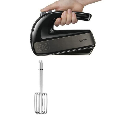 Black + Decker BLACK &amp; DECKER - Batteur - 500W - noir - BXMX500E 2