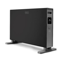 Black+Decker BXCSH2001E Konvektorheizgerät mit 2000W, 2 Heizstufen, bis zu 30m2, Display, Temperatur zwischen 10 und 35C, Timer