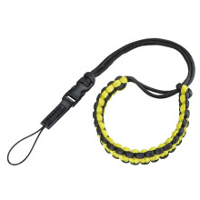 Draak "Braid 20", clip sluiting, lengte 20 cm, nr/geel
