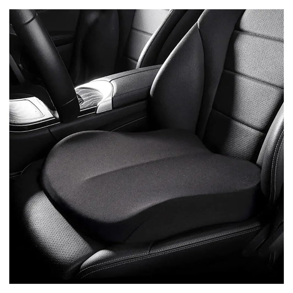 Car Seat Cushion For Adult, Portable Booster Cushion, Soft Non-Slip Seat Cushion For Driving, Office Chairs, Wheelchair Black 6493810737077