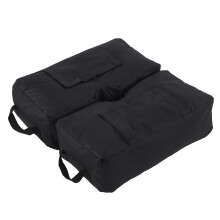 Heavy Duty Umbrella Base Sandbag 46x46x15cm Black Outdoor