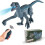 Dinosaure télécommandé rotatif à 360 34,5x16x13,5 cm 2