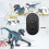 Dinosaure télécommandé rotatif à 360 34,5x16x13,5 cm 5
