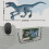 Dinosaure télécommandé rotatif à 360 34,5x16x13,5 cm 3