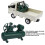 A107 Mini compressore d'aria 133x95x45mm verde AA 5