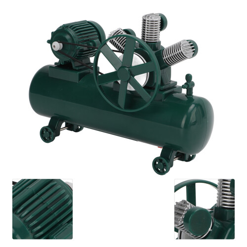 A107 Mini compressore d'aria 133x95x45mm verde AA 2