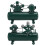 A107 Mini compressore d'aria 133x95x45mm verde AA 4