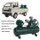 A107 Mini compressore d'aria 133x95x45mm verde AA 11