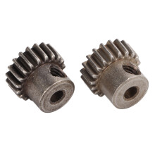 2 Stück/Set RC Metall-Pinion-Motorritzelset für HSP 94107 94111 94123 94170 1/10 RC Auto 19T