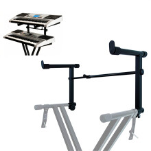 Universal Second Tier Stand for Electronic Piano Keyboard Adjustable Height Width Rack Holder Music Instrument Accessory