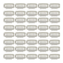 40pcs Wig Clip Set Stainless Steel DIY 9 Teeth