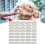 40pcs Wig Clip Set Stainless Steel DIY 9 Teeth 11