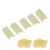 2 Bag Hair Extension Granule Bead Yellow 8