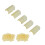 2 Bag Hair Extension Granule Bead Yellow 9