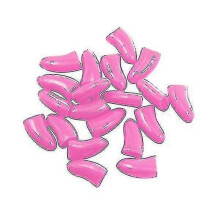 (XL,pink for cats)2*20 Pcs Soft Cat Dog Nail Caps Pet Paw Claw Protector Nails Cover With Free Glue Applictor Tw