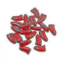 (XL,red for cats)2*20 Pcs Soft Cat Dog Nail Caps Pet Paw Claw Protector Nails Cover With Free Glue Applictor Tw