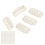 50pcs Wig Snap Clip 6 Teeth U Shape Snap Clips 9